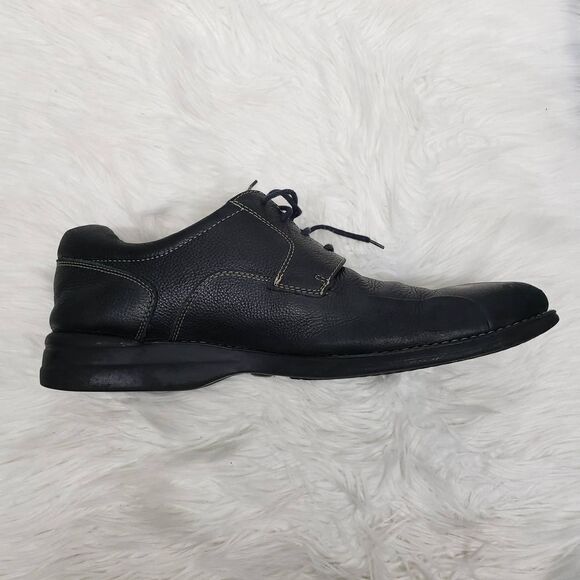 Johnston & Murphy Shuler Bicycle Toe Oxfords Leather 20-7222 Black Lace up 13 M - Picture 7 of 12